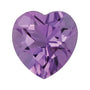 9 mm natural purple amethyst, heart cut | Sapphire Row · cut7