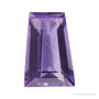 4x3 mm natural purple amethyst, tapered baguette cut | Sapphire Row · cut4