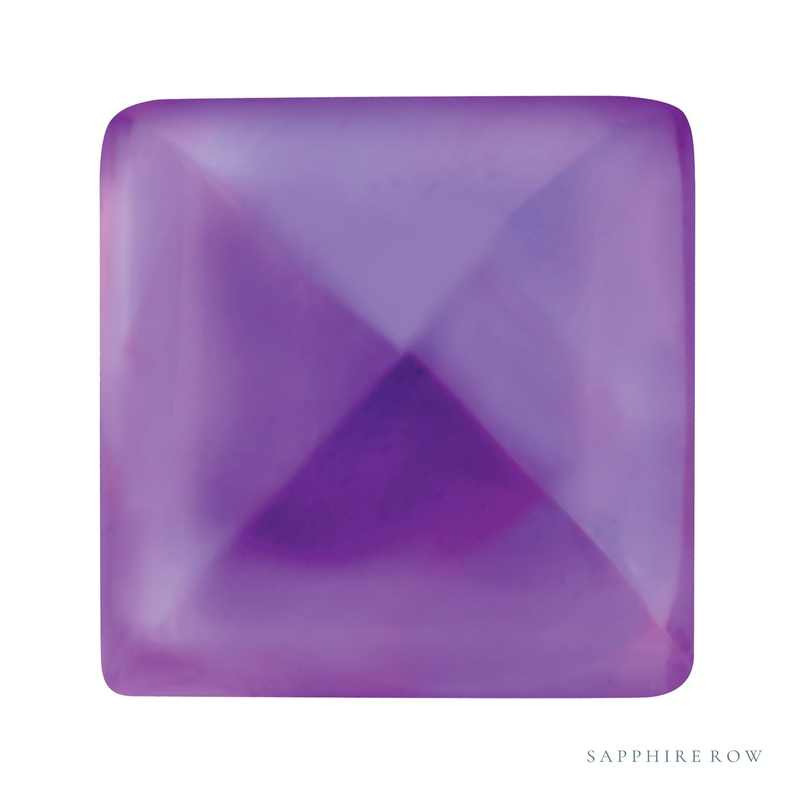 7 mm natural purple amethyst, square cut | Sapphire Row · cut4