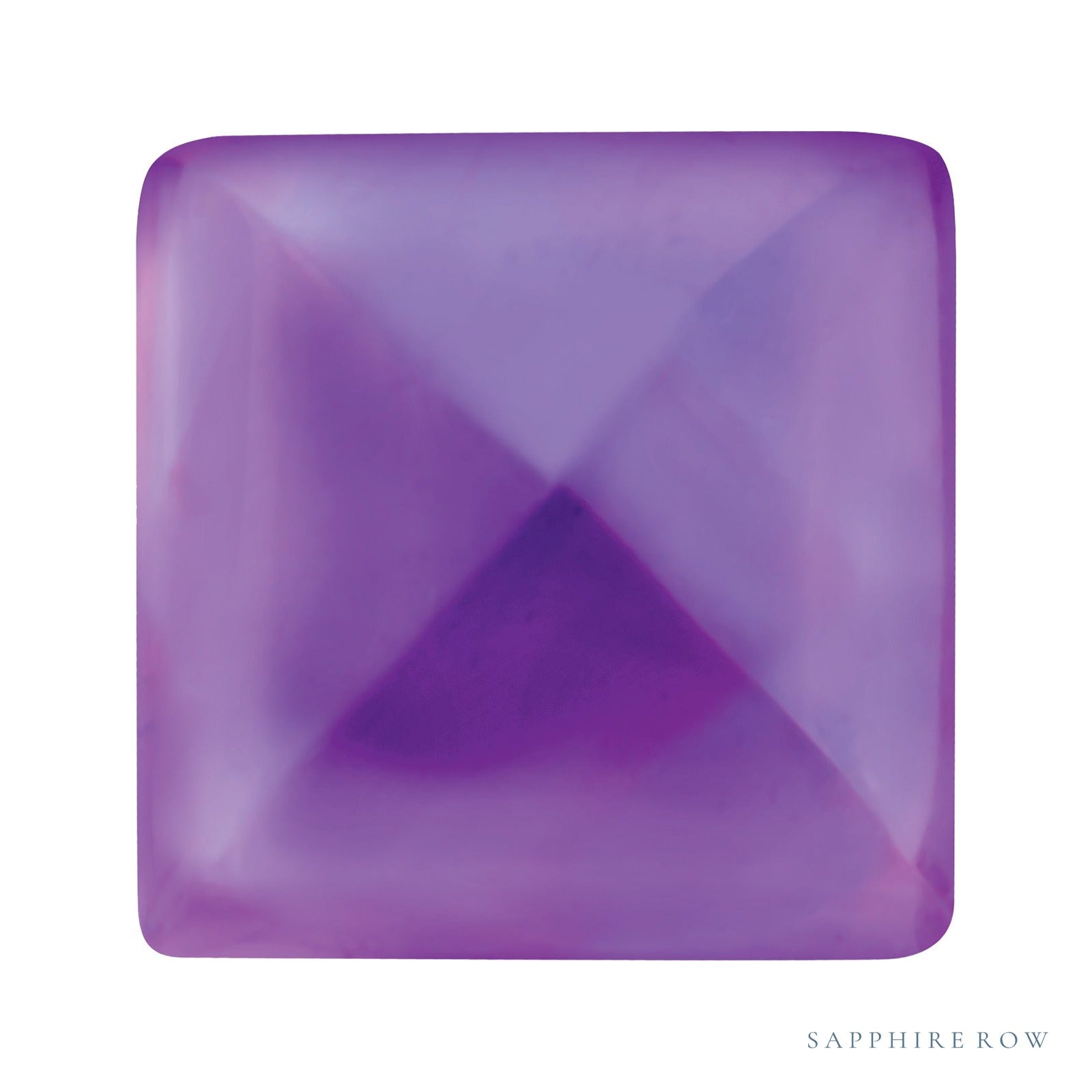 7 mm natural purple amethyst, square cut | Sapphire Row · cut4