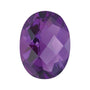 8x6 mm natural purple amethyst, oval cut | Sapphire Row · cut7