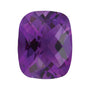 8x6 mm natural purple amethyst, antique cushion cut | Sapphire Row · cut7