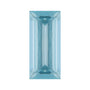 5x2 mm natural aqua aquamarine, straight baguette cut | Sapphire Row · cut7