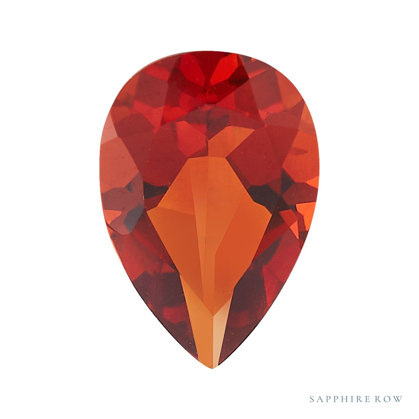 7x5 mm natural madeira citrine, pear cut | Sapphire Row · cut4