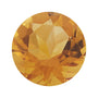 6.5 mm natural orange citrine, round cut | Sapphire Row · cut7