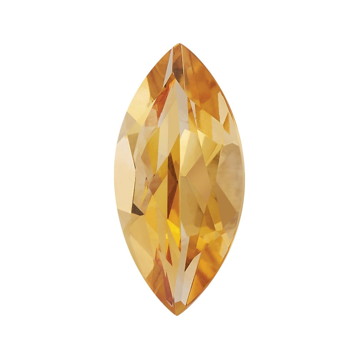 15x7 mm natural orange citrine, marquise cut | Sapphire Row · cut7
