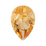 10x7 mm natural orange citrine, pear cut | Sapphire Row · cut7