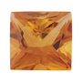 6 mm natural orange citrine, square cut | Sapphire Row · cut7