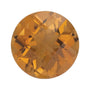 7 mm natural orange citrine, round cut | Sapphire Row · cut7