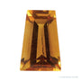 4x3 mm natural orange citrine, tapered baguette cut | Sapphire Row · cut4