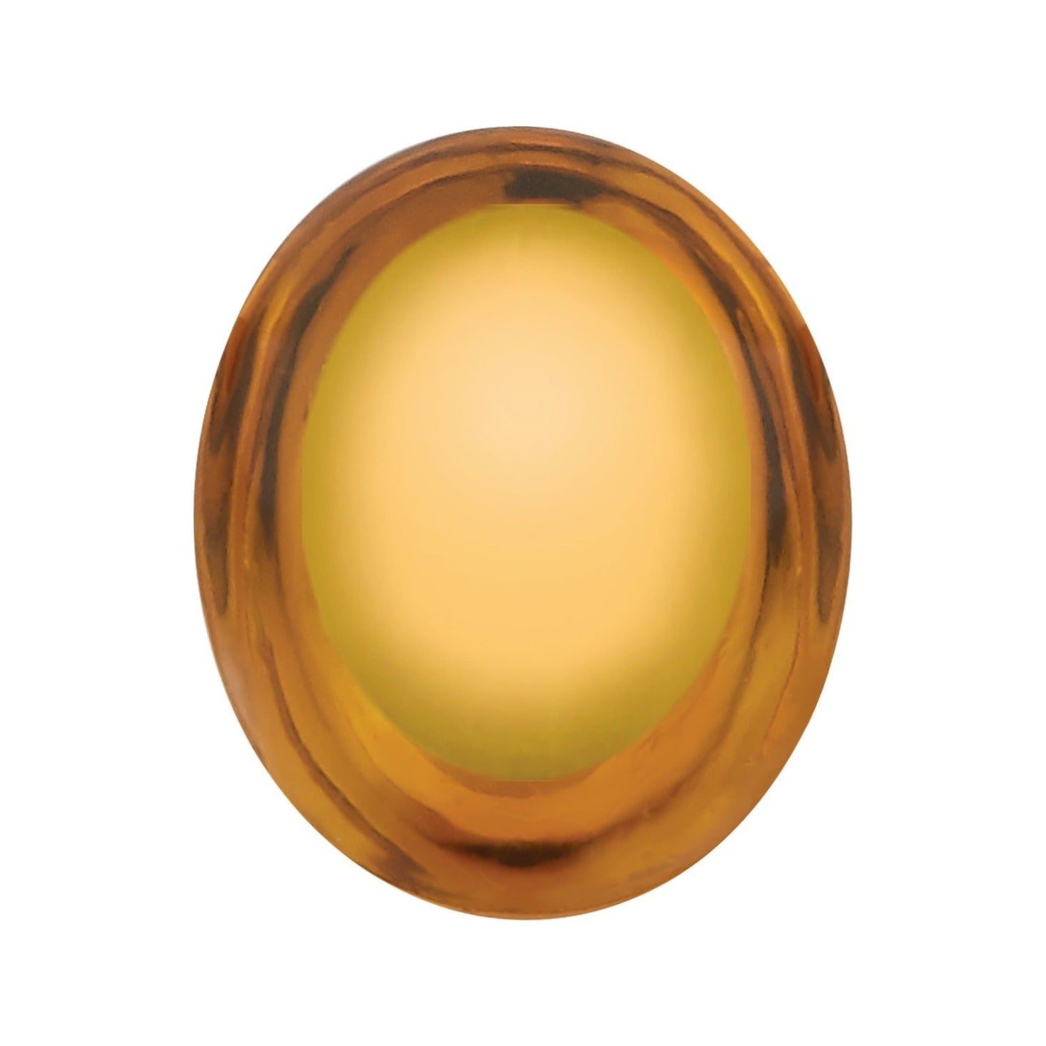 10x8 mm natural orange citrine, oval cut | Sapphire Row · cut7