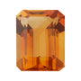 6x4 mm natural orange citrine, emerald cut | Sapphire Row · cut7