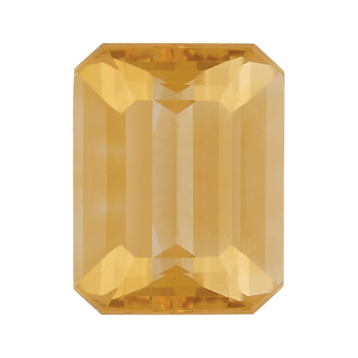 8x6 mm natural orange citrine, emerald cut | Sapphire Row · cut7