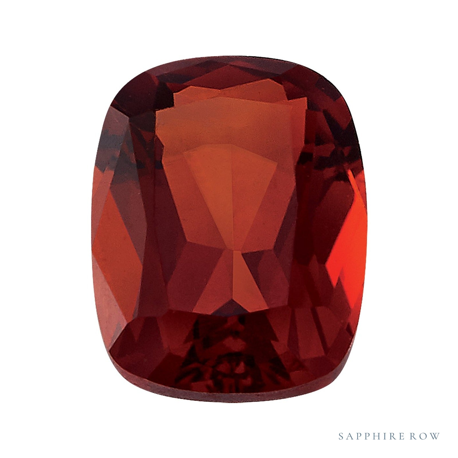 9x7 mm natural madeira citrine, antique cushion cut | Sapphire Row · cut4