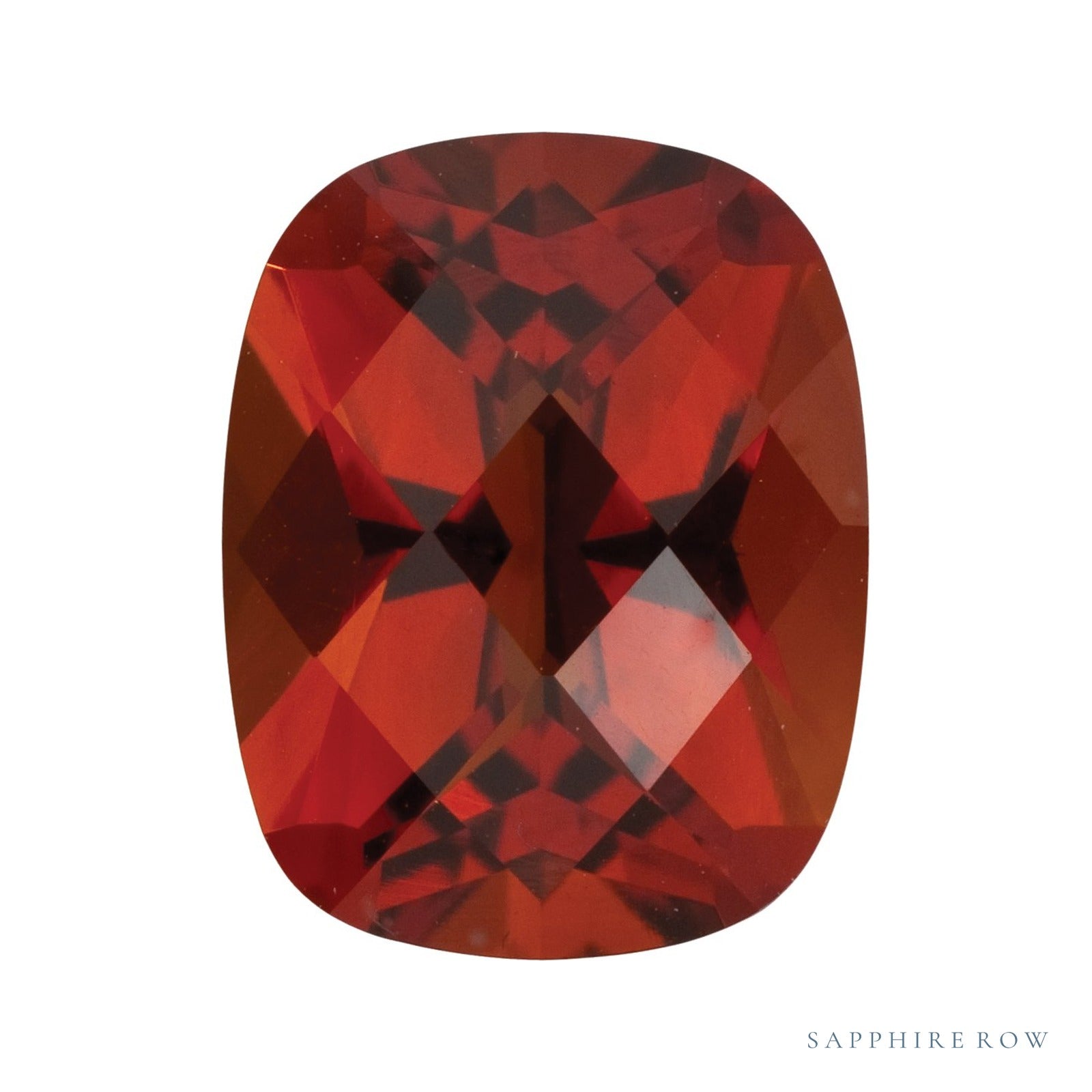 8x6 mm natural madeira citrine, antique cushion cut | Sapphire Row · cut4