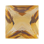 6.5 mm natural orange citrine, square cut | Sapphire Row · cut7