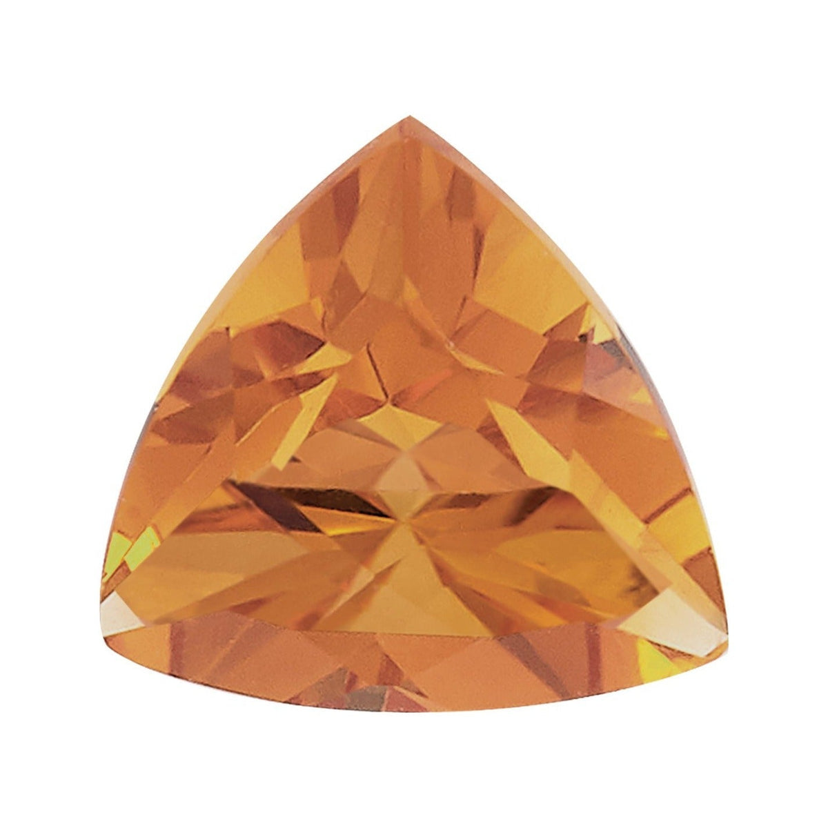 6 mm natural orange citrine, trillion cut | Sapphire Row · cut7
