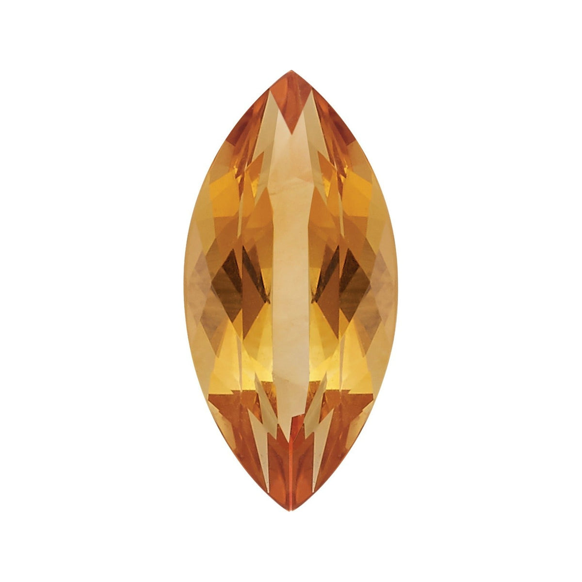 9x4.5 mm natural orange citrine, marquise cut | Sapphire Row · cut7