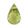 6x4 mm natural green peridot, briolette cut | Sapphire Row · cut7
