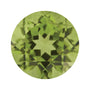 6.5 mm natural green peridot, round cut | Sapphire Row · cut7