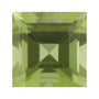 6 mm natural green peridot, square cut | Sapphire Row · cut7