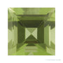 5 mm natural green peridot, square cut | Sapphire Row · cut7