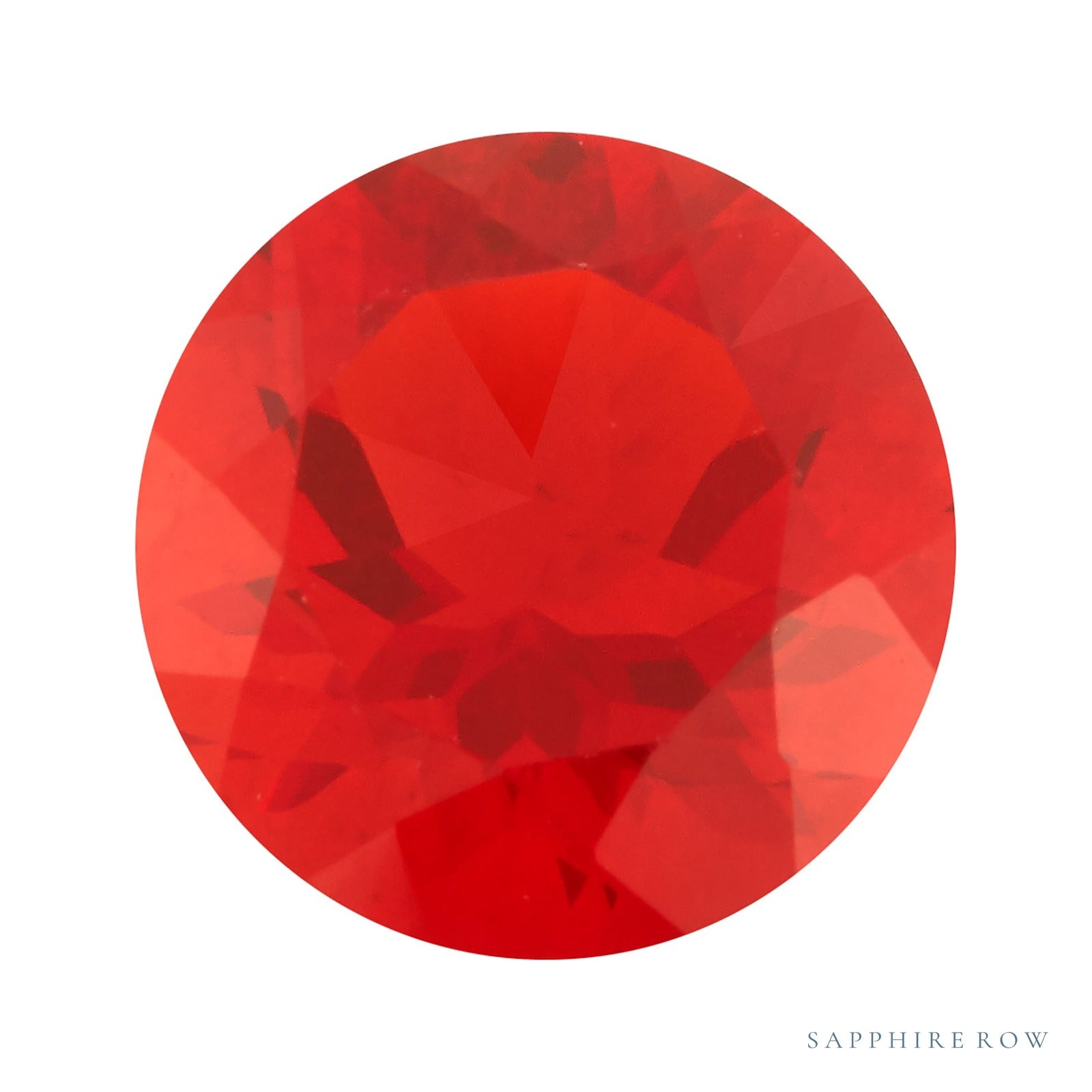 4.5 mm natural cherry opal, round cut | Sapphire Row · cut4