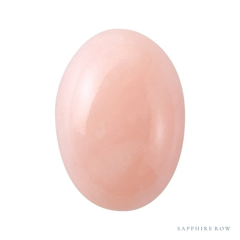 10x8 mm natural pink opal, oval cut | Sapphire Row · cut6