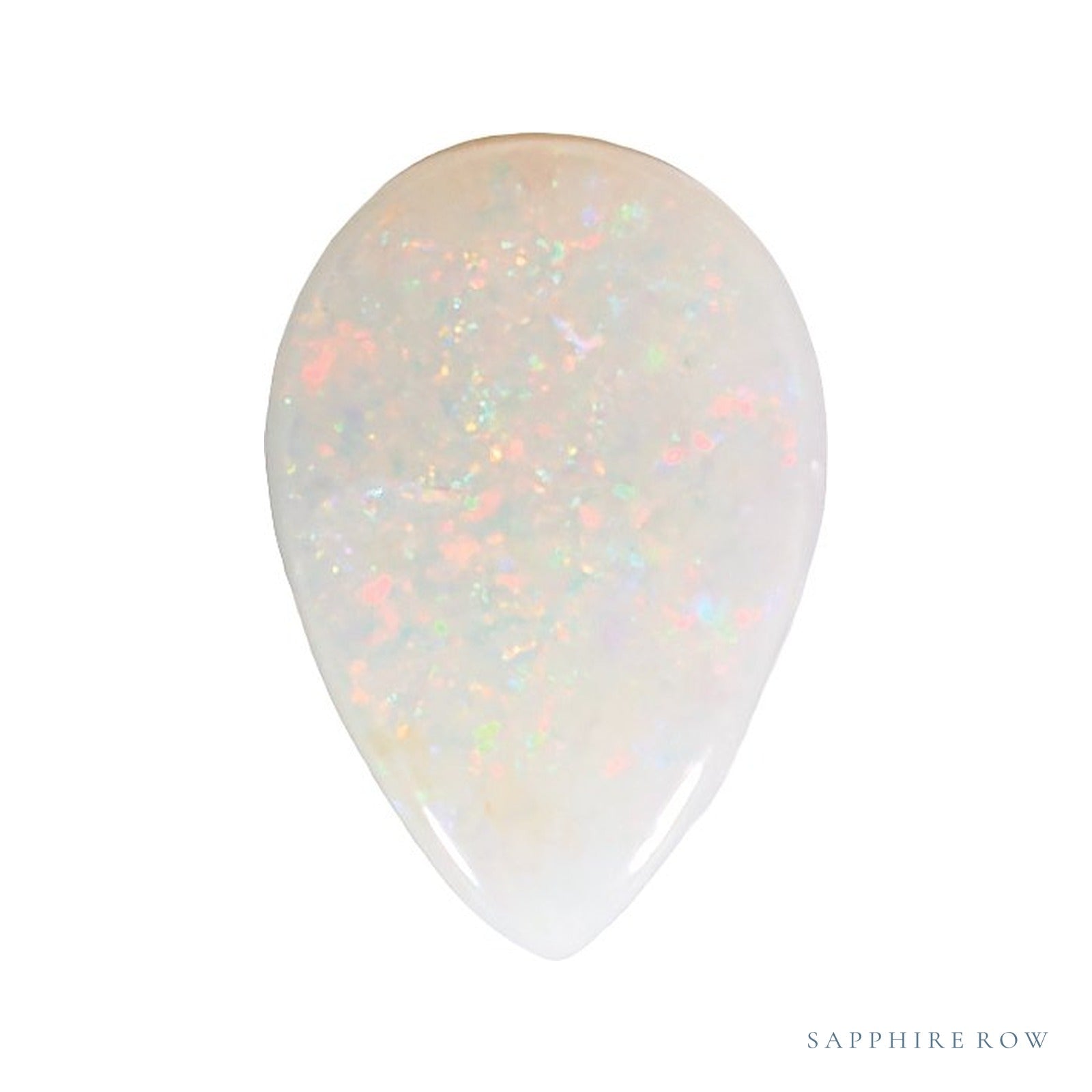 7x5 mm natural white opal, pear cut | Sapphire Row · cut4