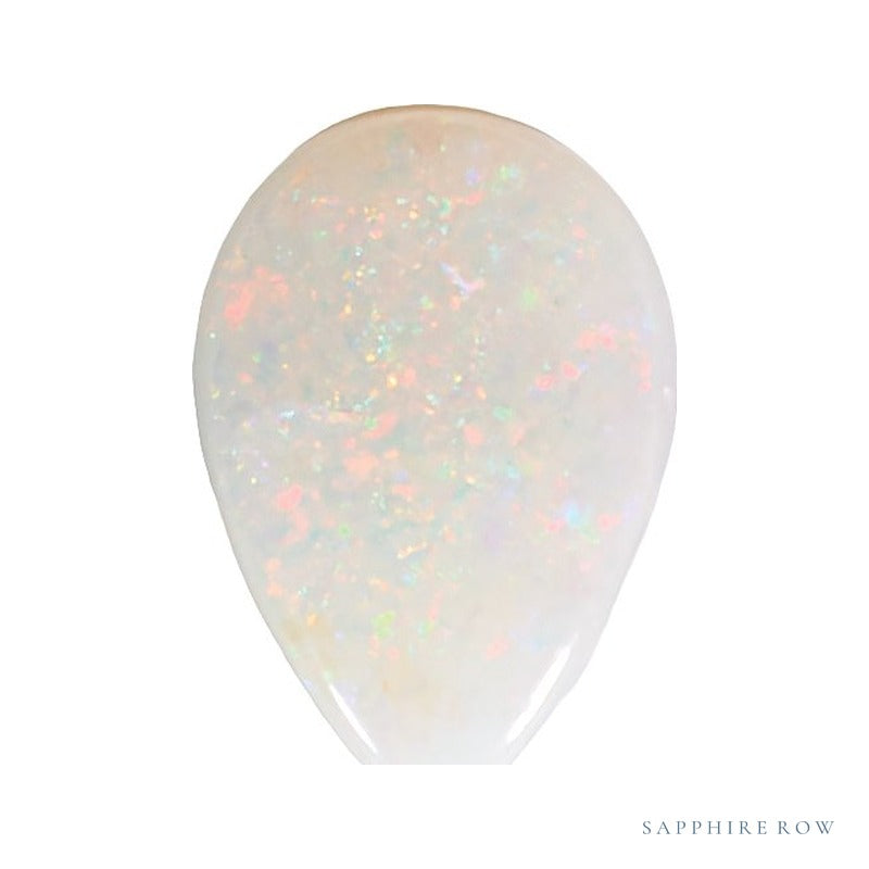 7x5 mm natural white opal, pear cut | Sapphire Row · cut7