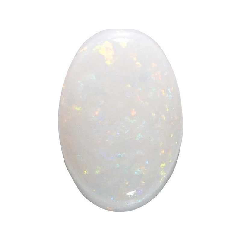 5x3 mm natural white opal, oval cut | Sapphire Row · cut7