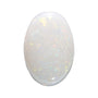 6x4 mm natural white opal, oval cut | Sapphire Row · cut7