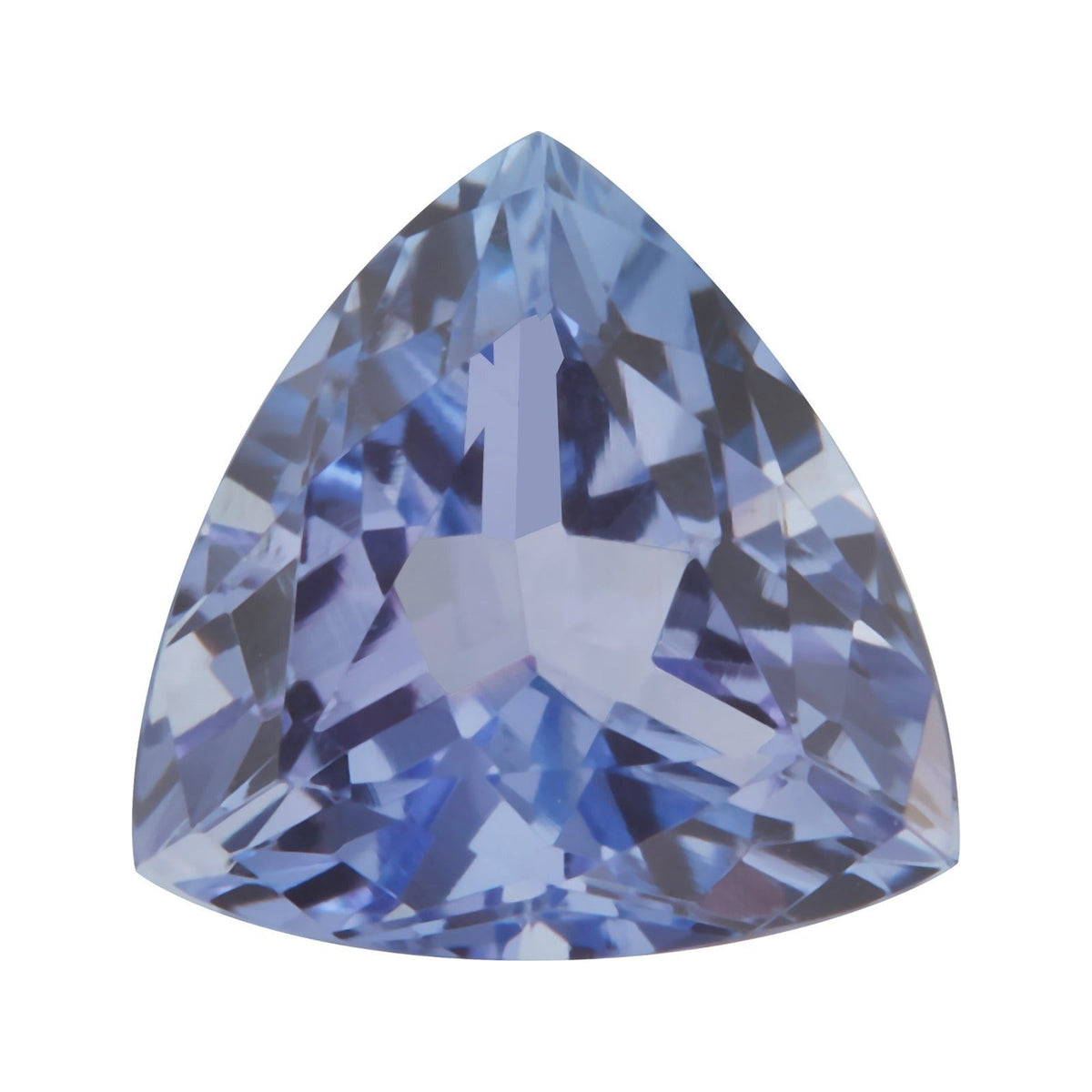 4 mm natural violetish blue tanzanite, trillion cut | Sapphire Row · cut7