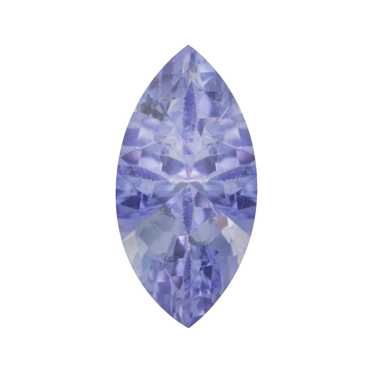 5x2.5 mm natural violetish blue tanzanite, marquise cut | Sapphire Row · cut7