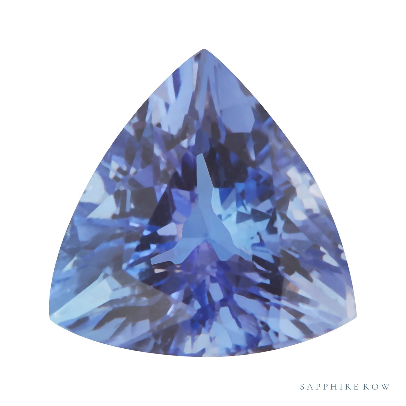 4 mm natural purple tanzanite, trillion cut | Sapphire Row · cut7