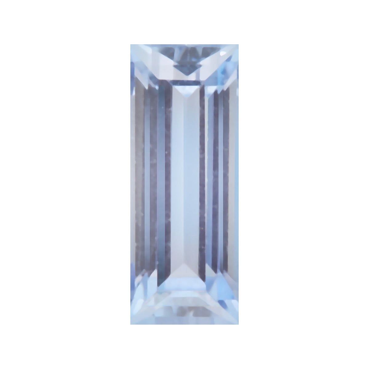5x2 mm natural violetish blue tanzanite, straight baguette cut | Sapphire Row · cut7
