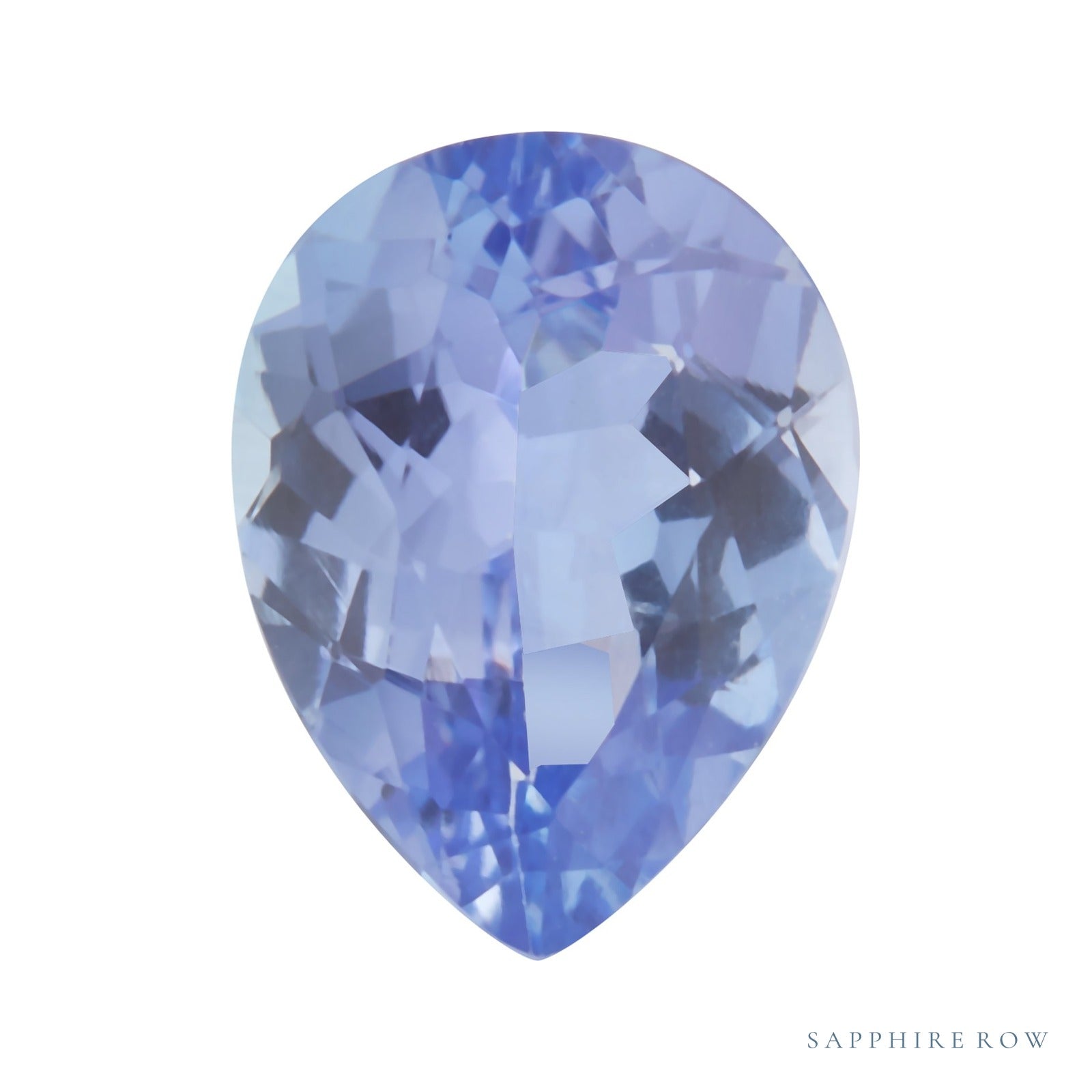 5x3 mm natural purple tanzanite, pear cut | Sapphire Row · cut7