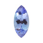 5x2.5 mm natural violetish blue tanzanite, marquise cut | Sapphire Row · cut7