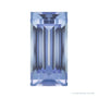 4x2 mm natural purple tanzanite, straight baguette cut | Sapphire Row · cut4