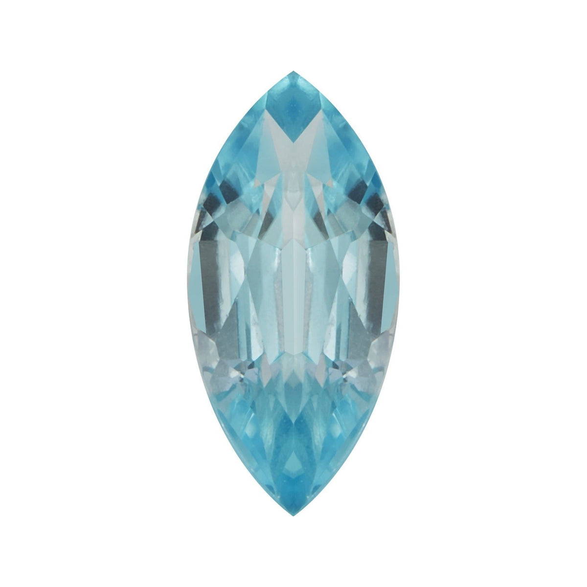 6x3 mm natural blue zircon, marquise cut | Sapphire Row · cut7