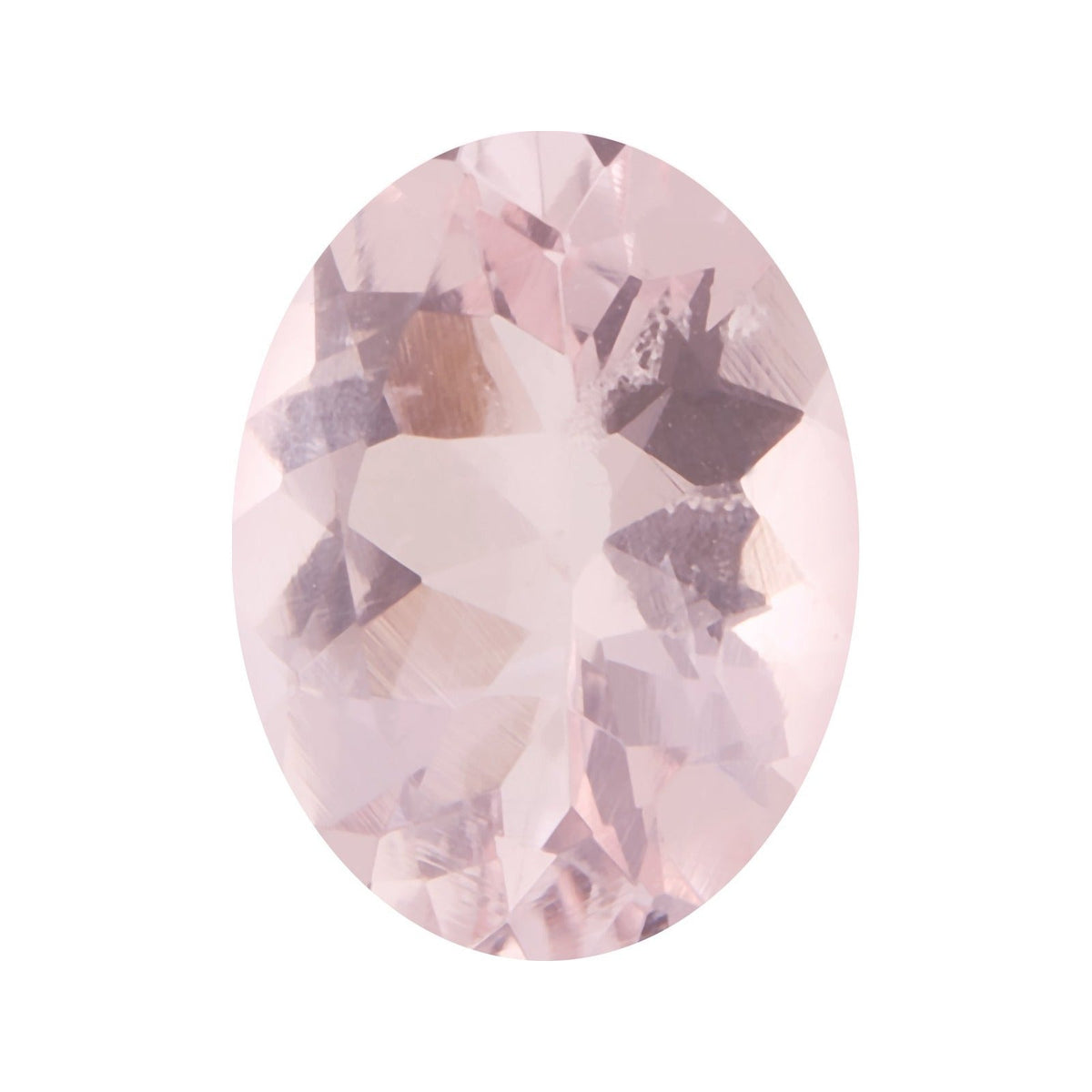 5x3 mm natural pink morganite, oval cut | Sapphire Row · cut7