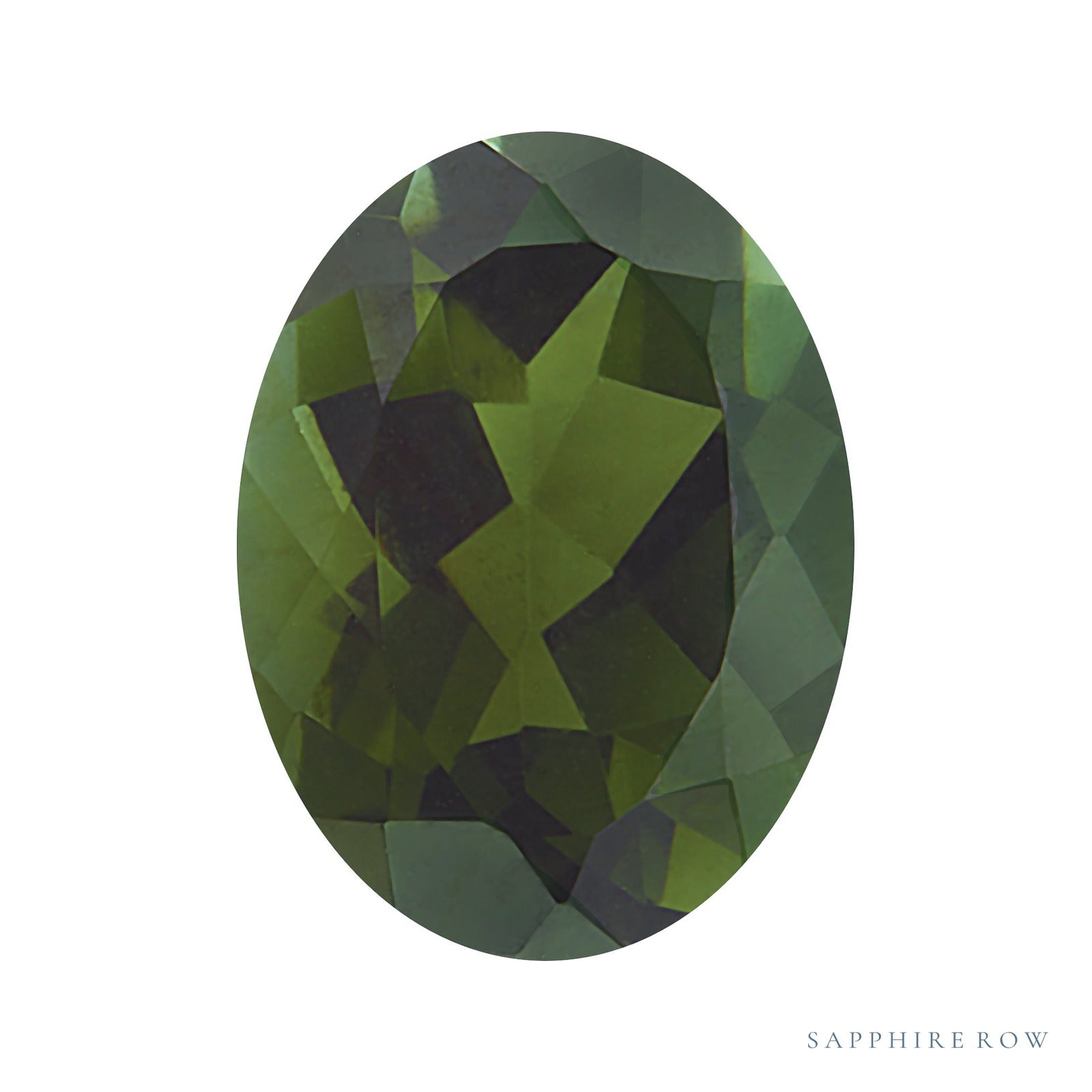 9x7 mm natural tourmaline, oval cut | Sapphire Row · cut4 · cut5