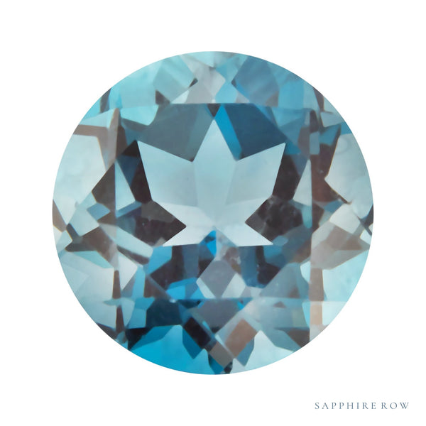 9 mm natural topaz, round cut | Sapphire Row · cut4 · cut5