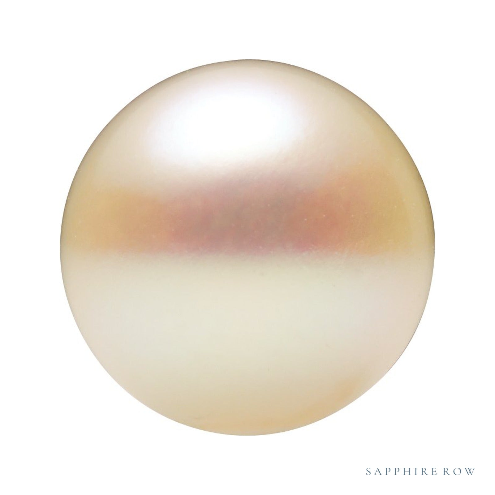 7 mm white cultured freshwater pearl | Sapphire Row · cut4