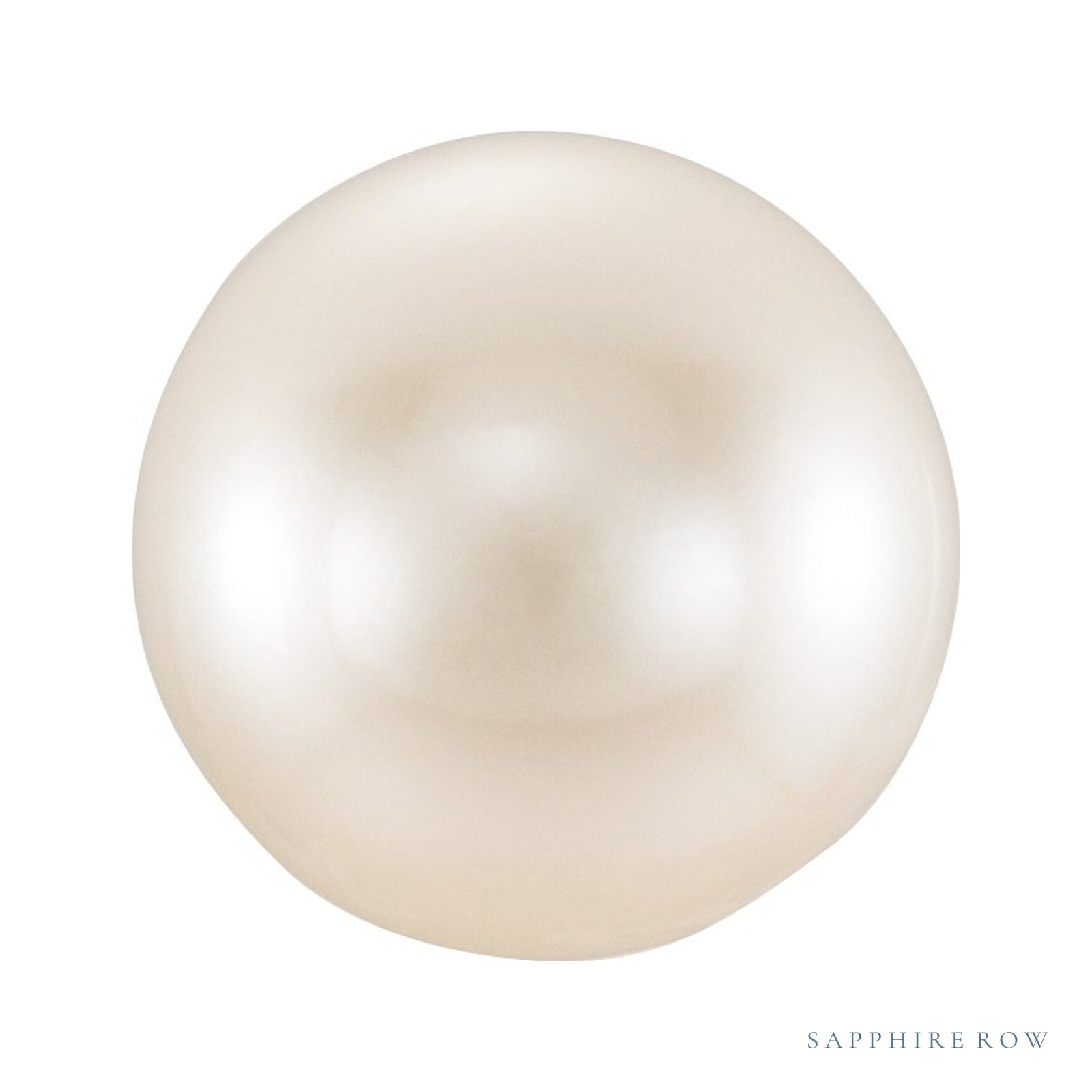 9 mm white cultured freshwater pearl | Sapphire Row · cut4