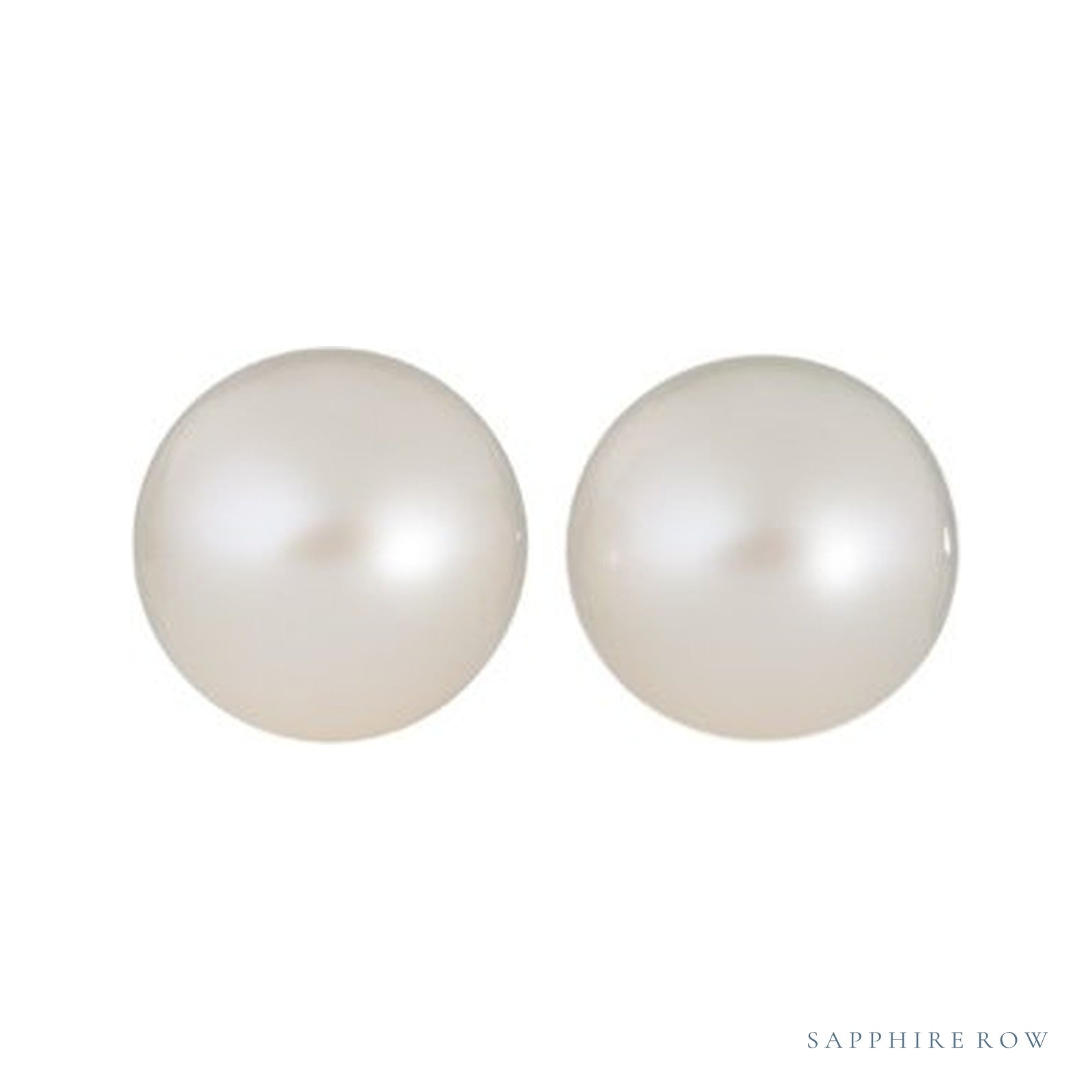 10 mm white cultured freshwater pearl | Sapphire Row · cut4
