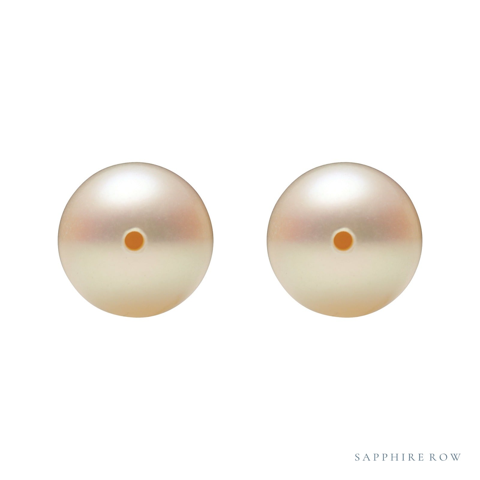 10 mm white cultured freshwater pearl | Sapphire Row · cut4