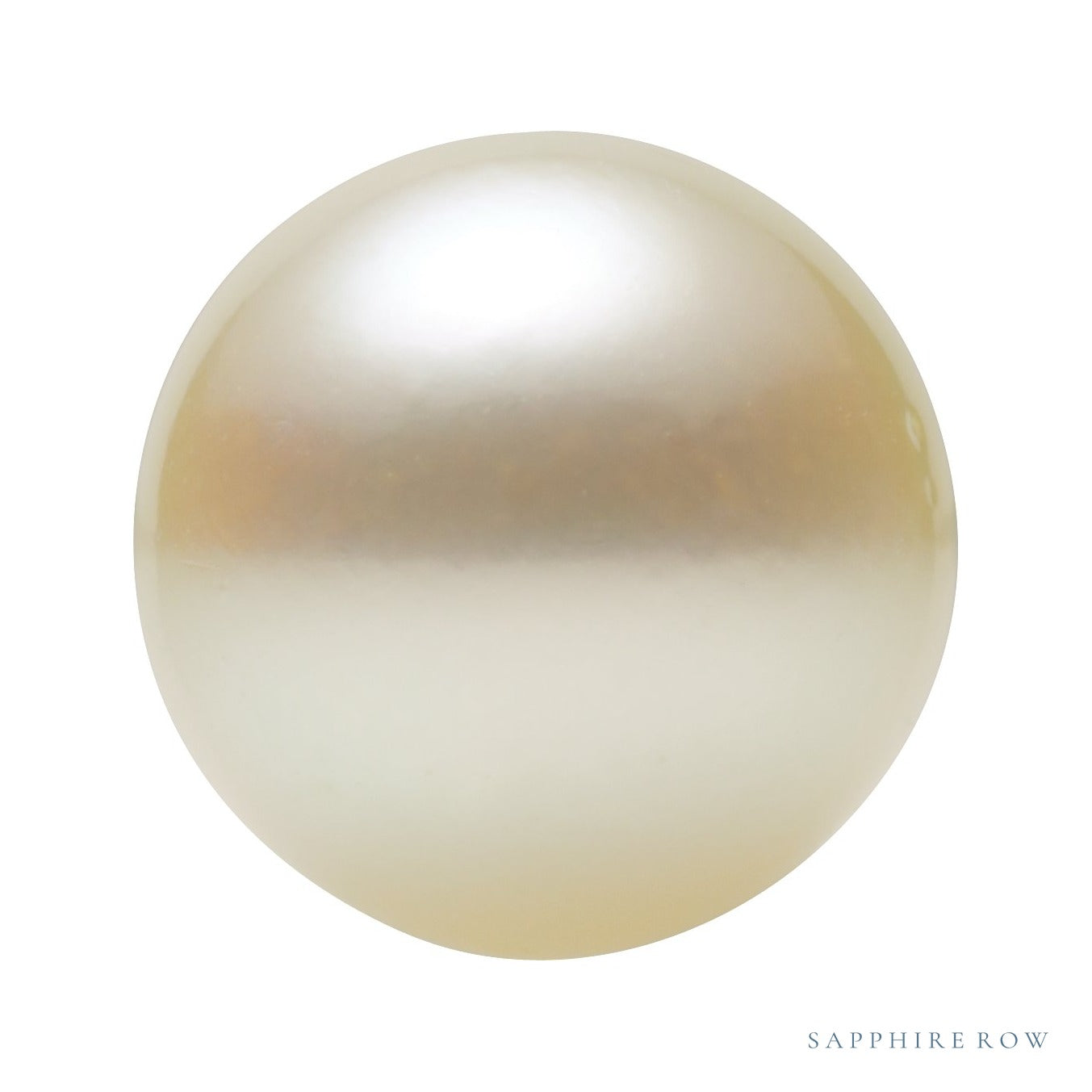 5.5 mm white cultured akoya pearl, round cut | Sapphire Row · cut4 · cut5
