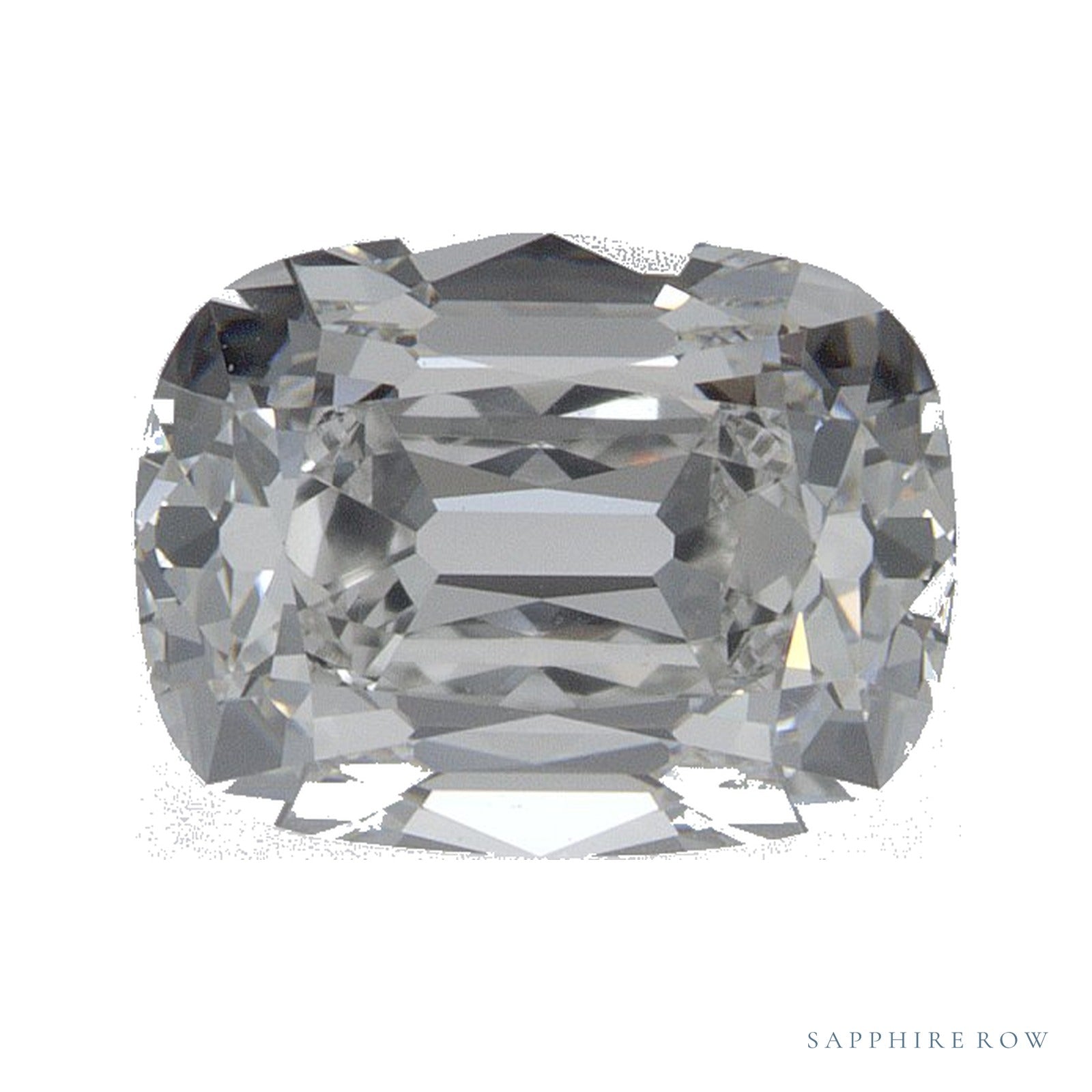 1.71 ct Elongated Cushion Natural Diamond – G VVS1 – Old Mine Cut – GIA Certified — Sapphire Row · cut4