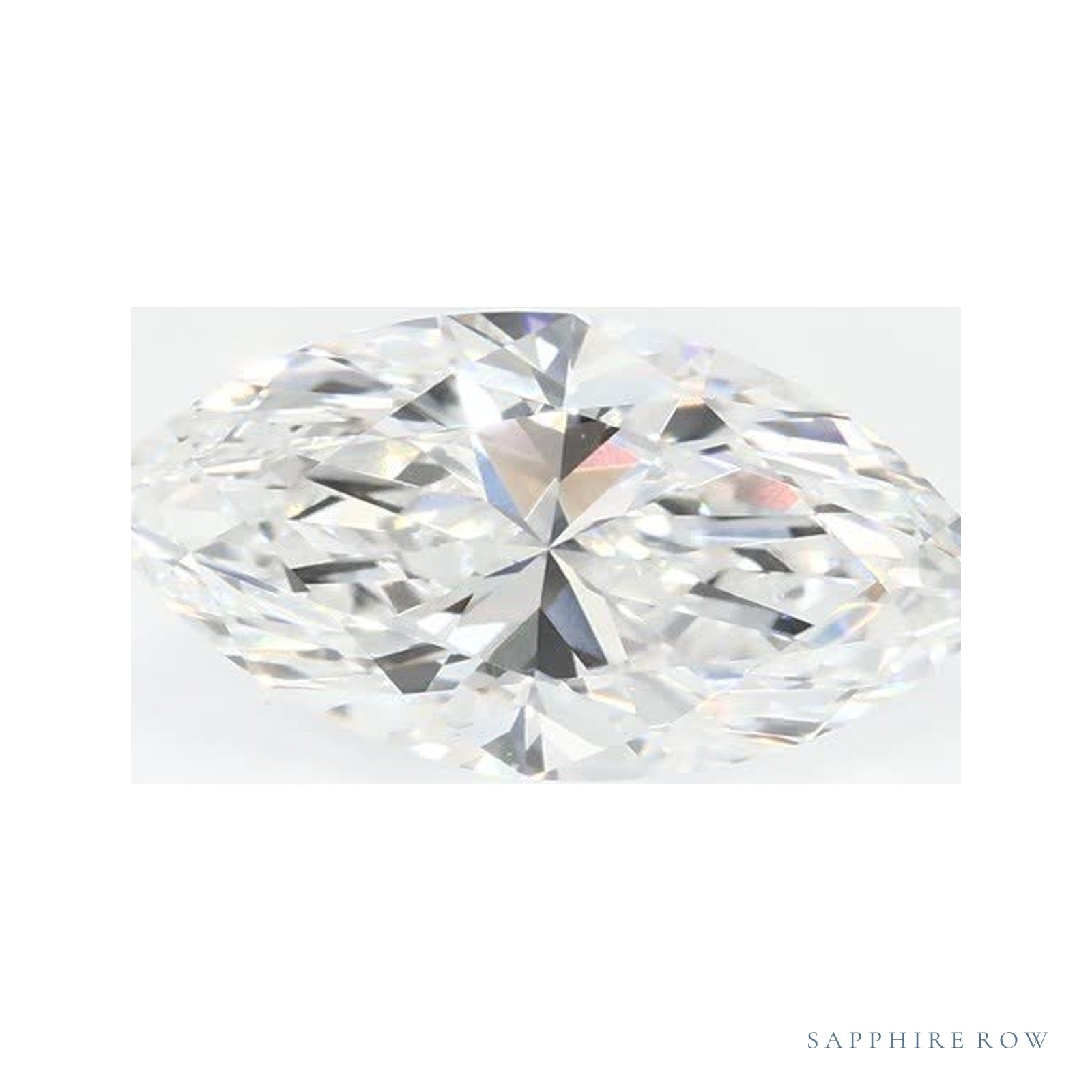 1.53 ct Marquise Lab-Grown Diamond – E VVS1 – Faceted Cut – GCAL Certified — Sapphire Row · cut4